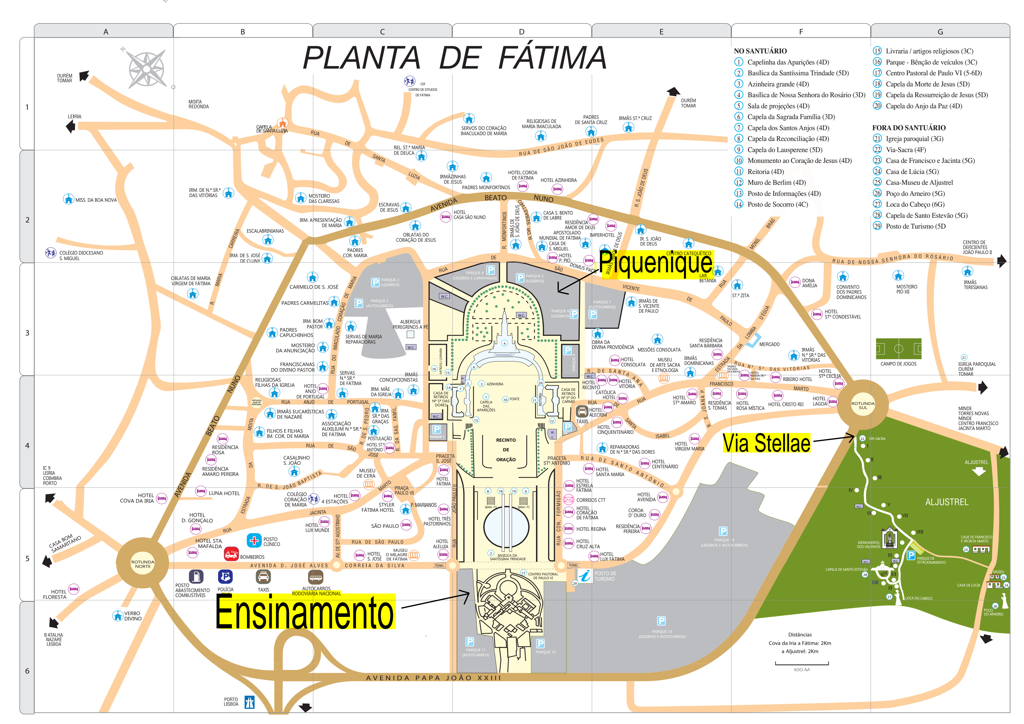 Fatima Portugal Mapa F Tima Map TPAYW Mapa Fatima 