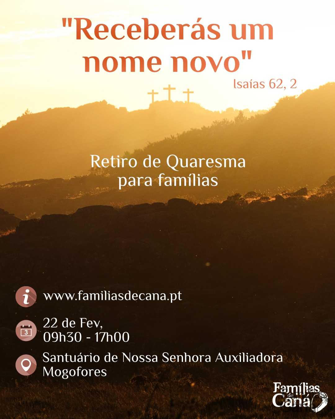 Retiro de Quaresma 2026 – “Receberás um nome novo”